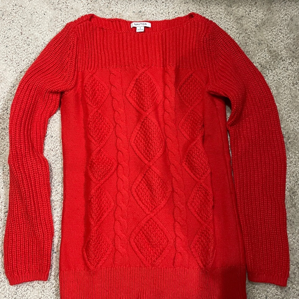 Nautica Soft cable knit like new boat next sweater